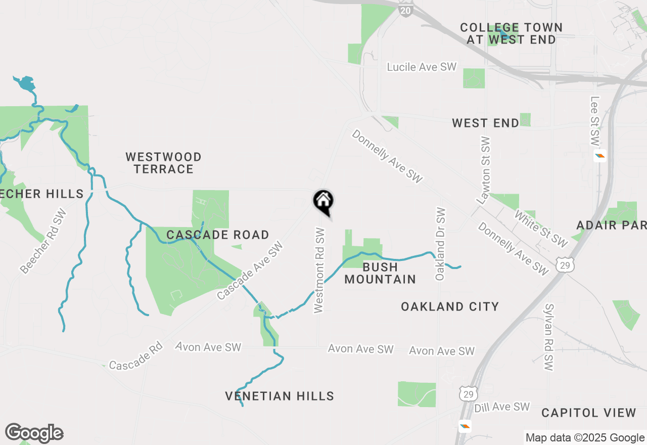 Map of 874 Westmont Road Sw, Atlanta, GA 30311