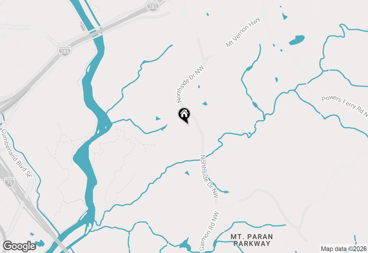 Map of 1300 Indian Trail Nw, Atlanta, GA 30327