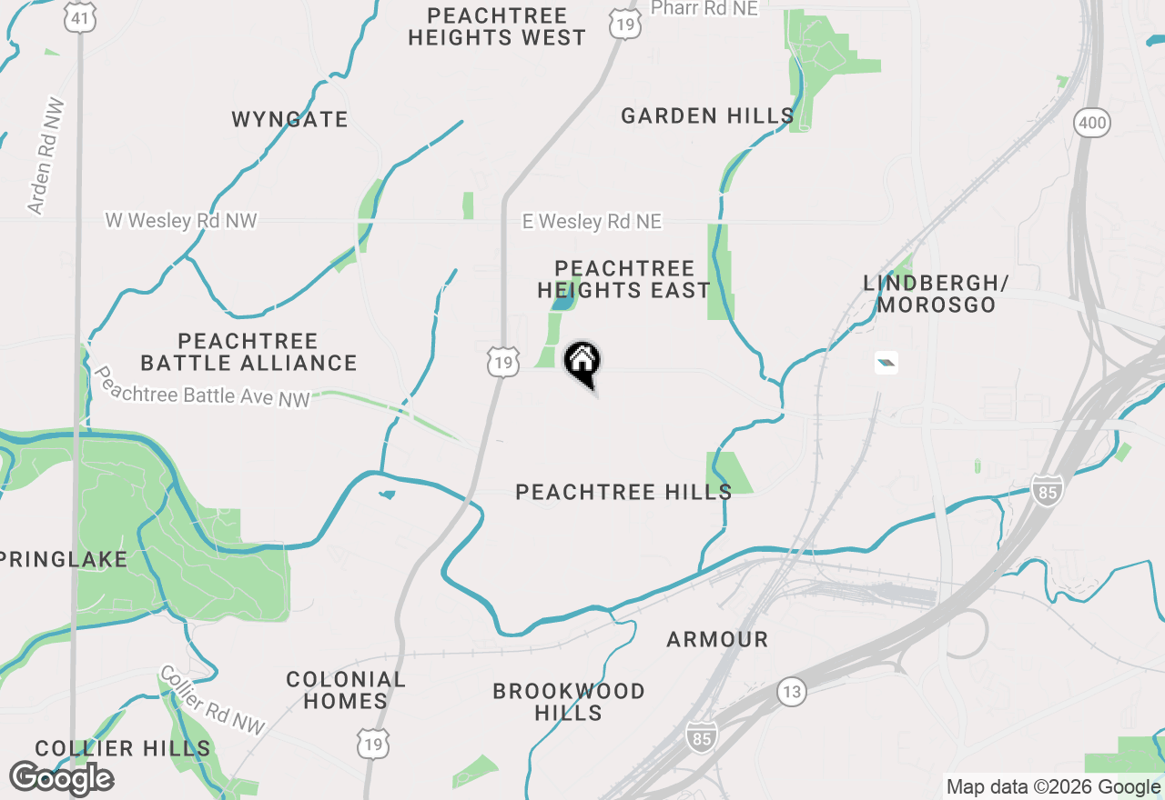 Map of 4 East Drive Ne, Atlanta, GA 30305