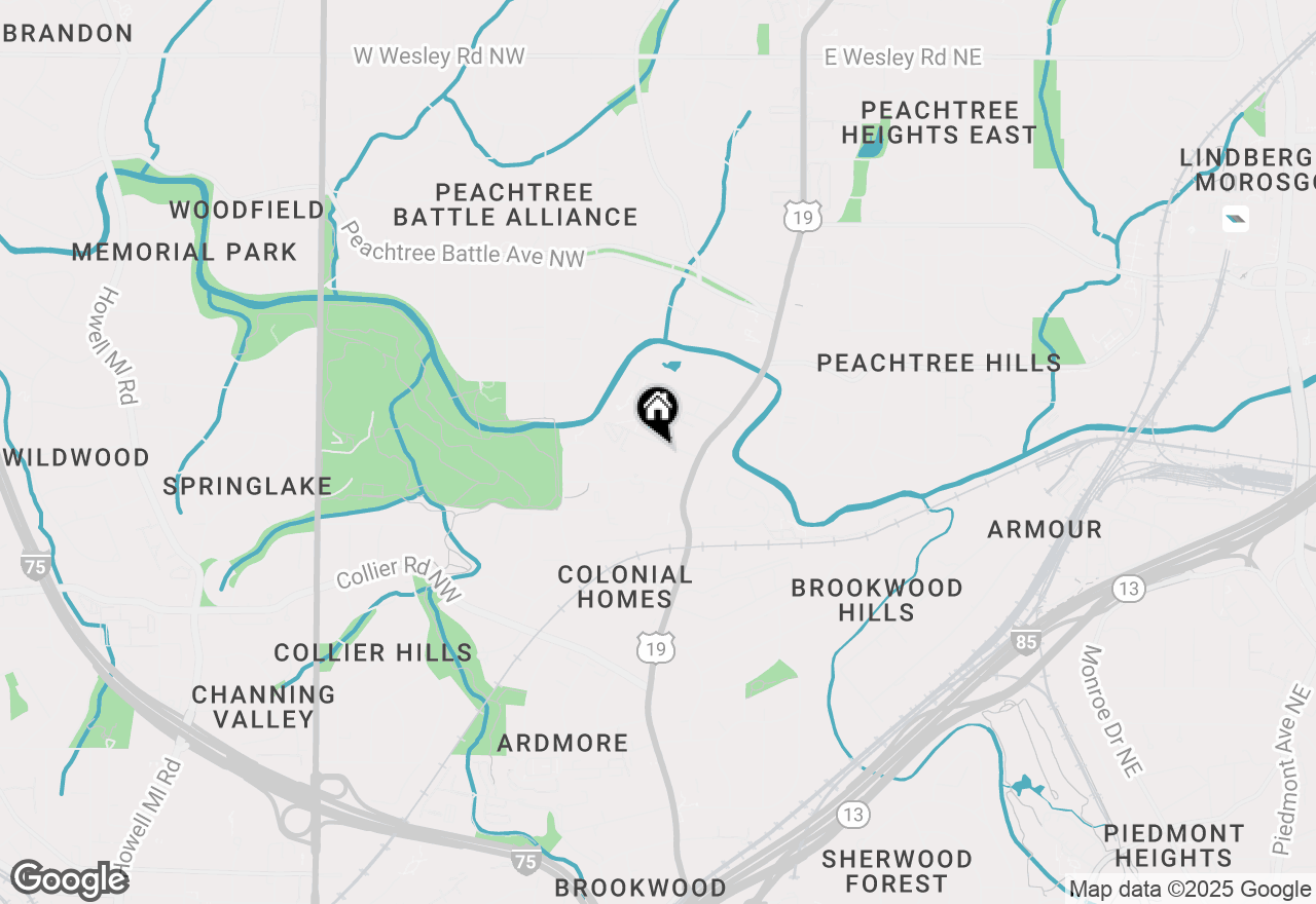 Map of 50 Biscayne Drive Nw #2111, Atlanta, GA 30309