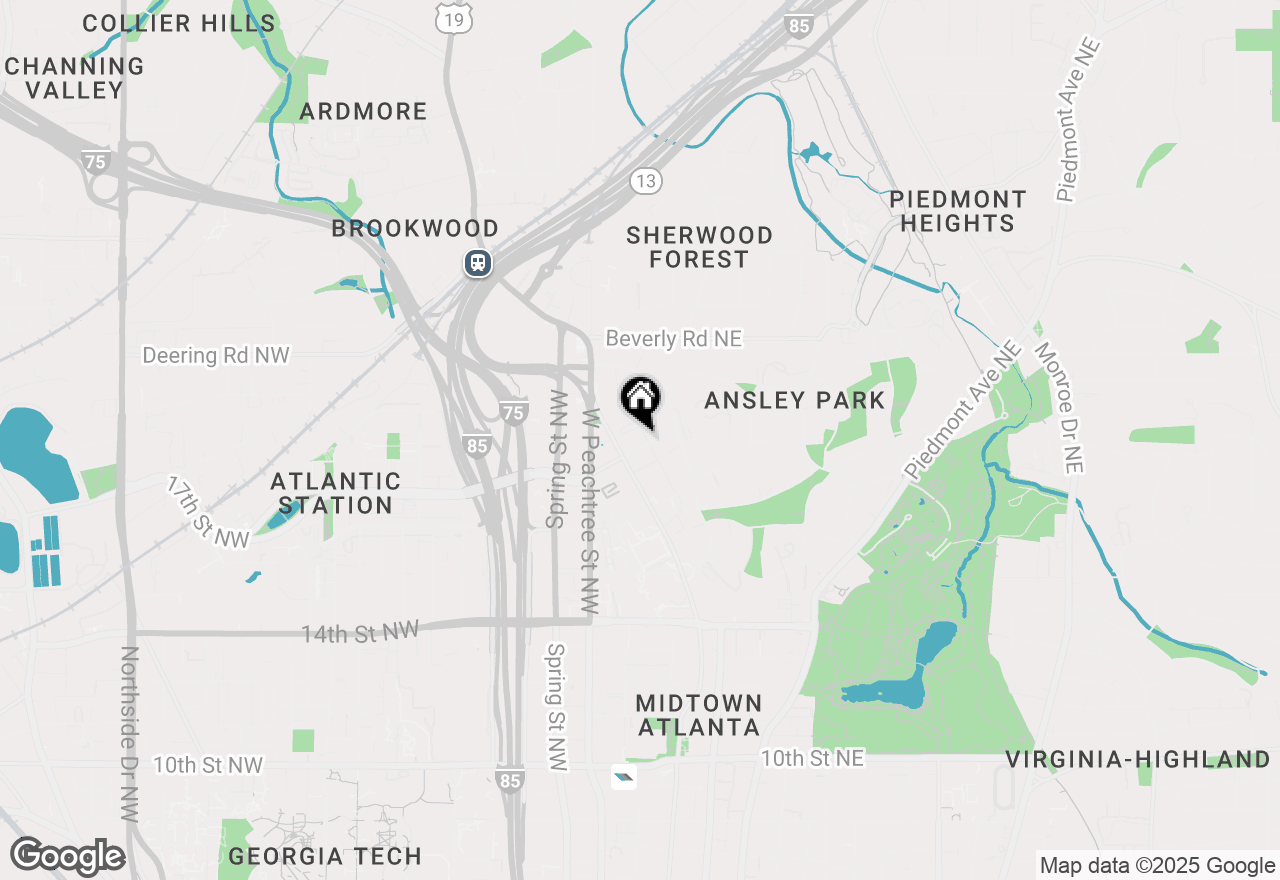 Map of 56 17th Street Ne, Atlanta, GA 30309