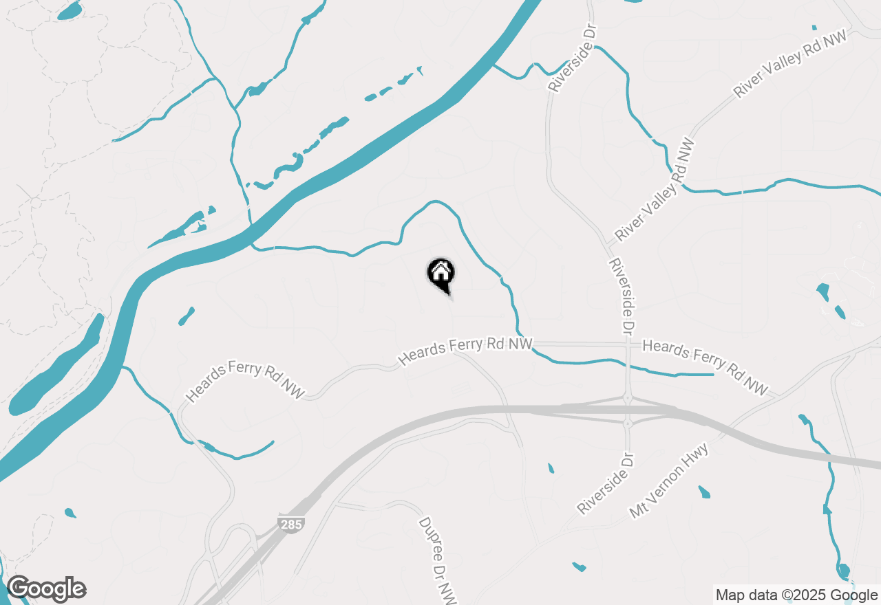 Map of 6110 Heards Creek Drive, Atlanta, GA 30328