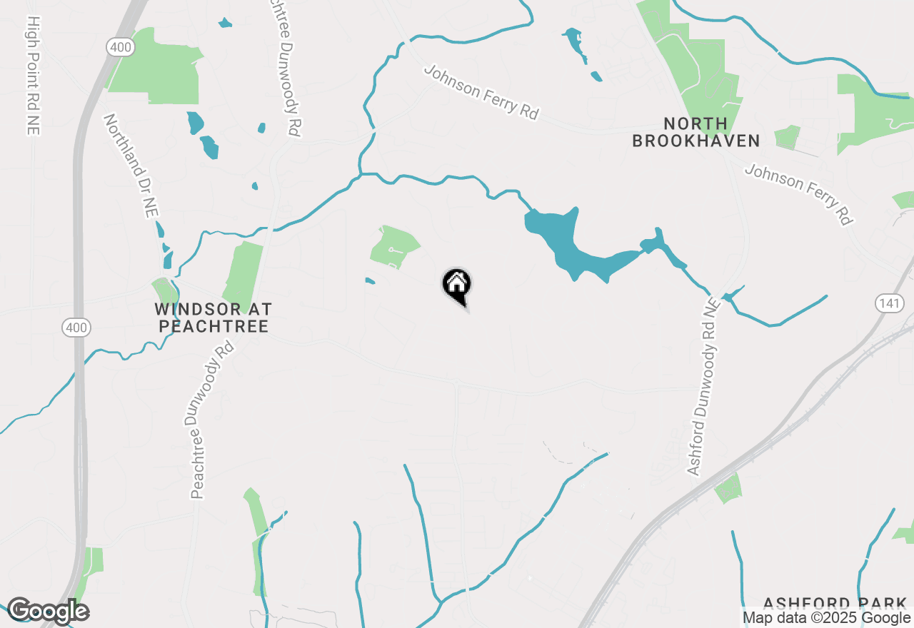 Map of 3233 Osborne Road Ne, Brookhaven, GA 30319