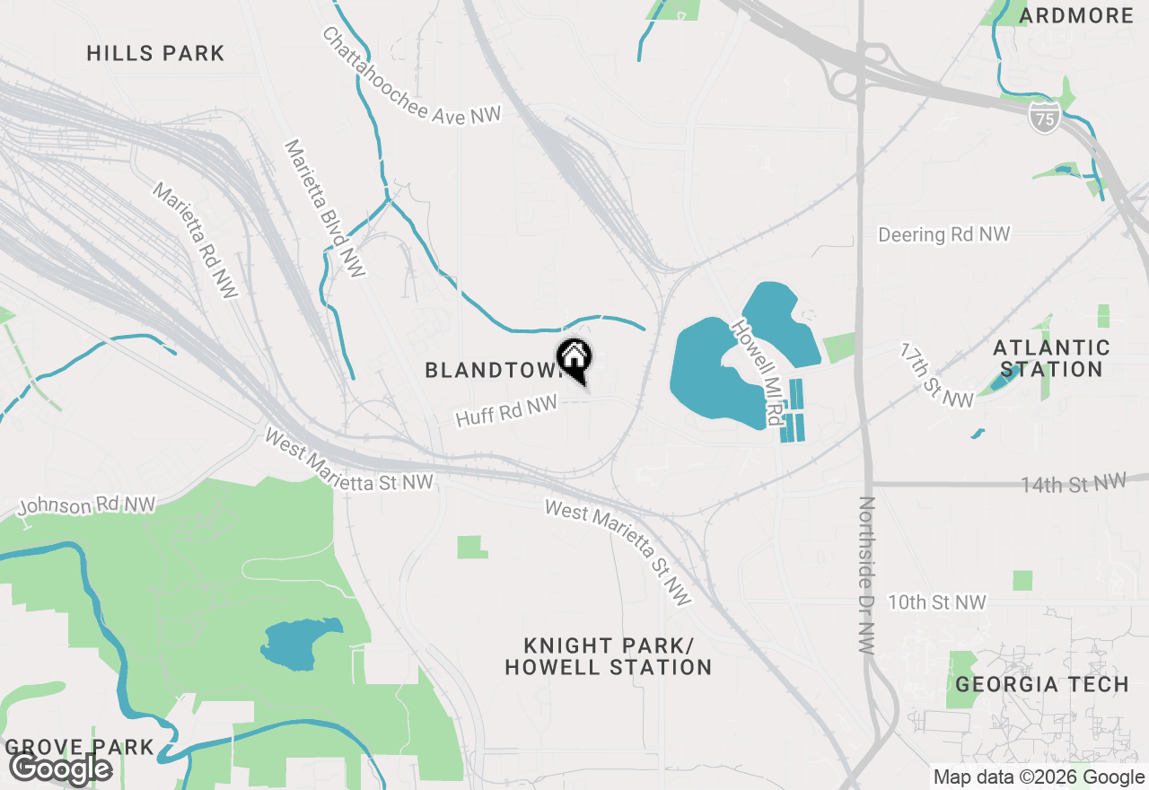 Map of 1272 Longreen Terrace #4, Atlanta, GA 30318