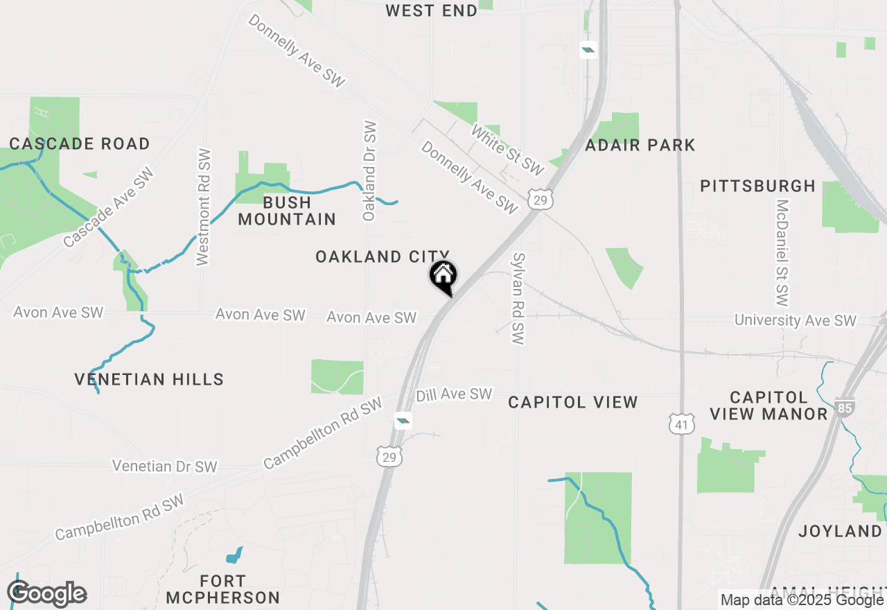 Map of 1181 Lee Street Sw, Atlanta, GA 30310