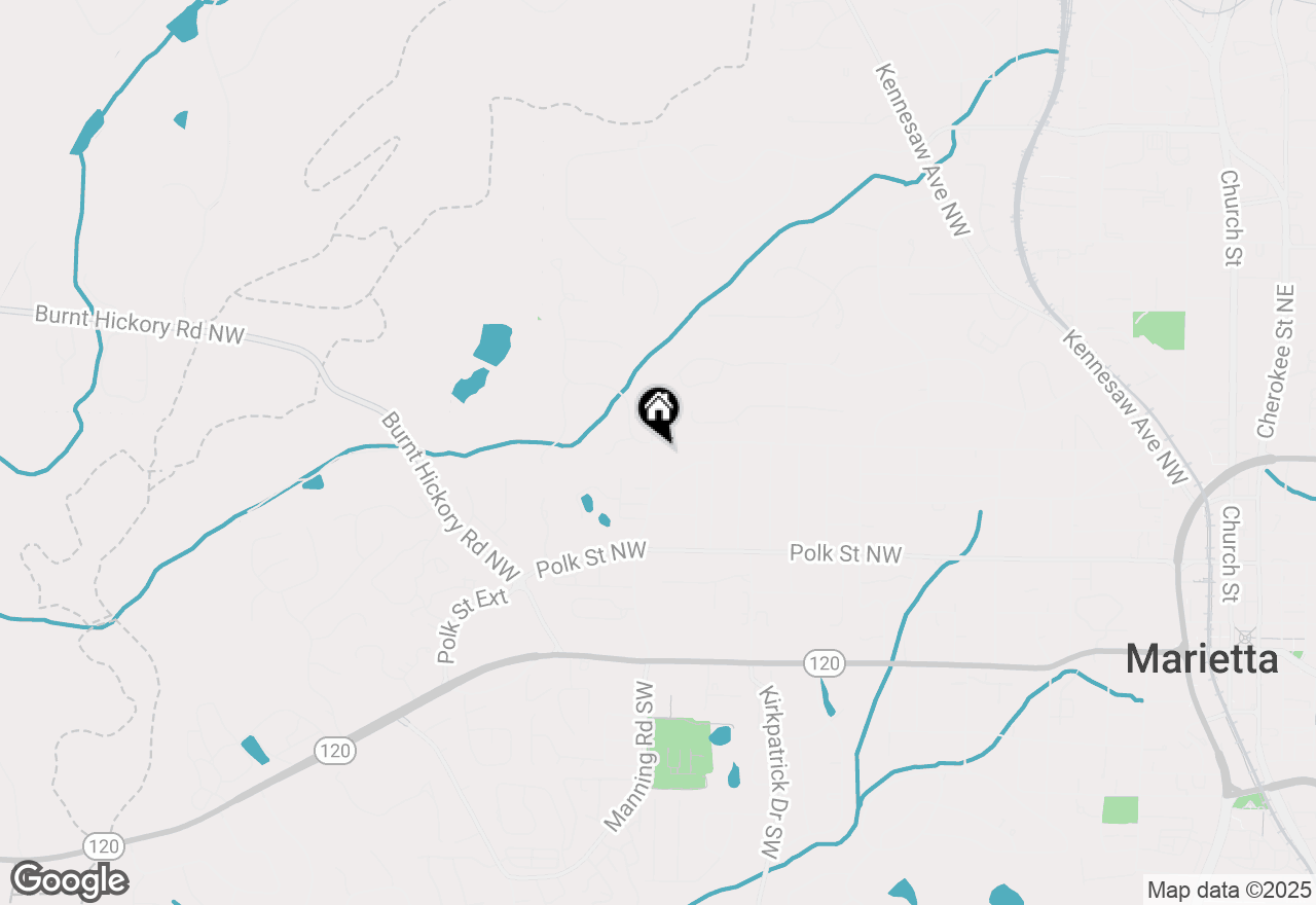 Map of 735 Stewart Avenue Nw, Marietta, GA 30064
