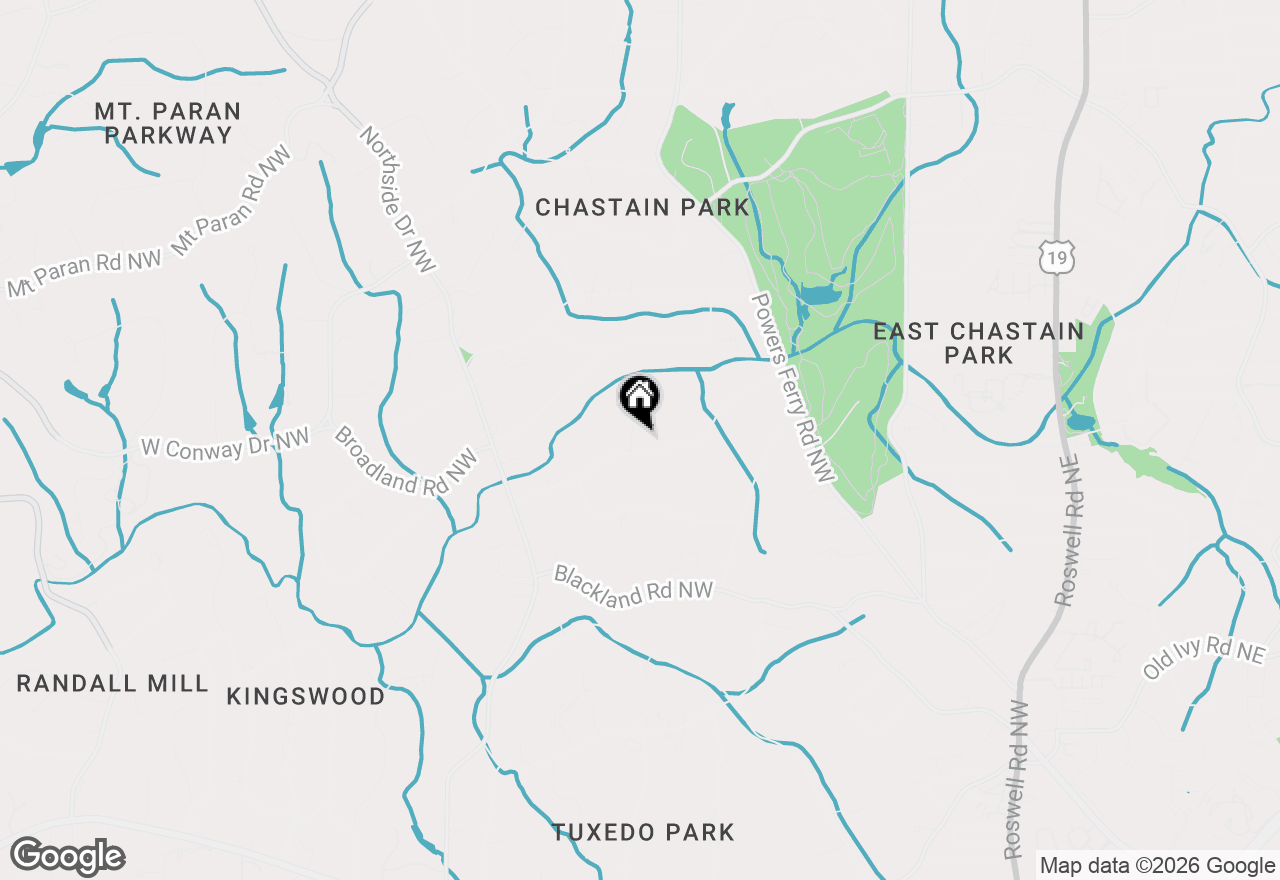 Map of 349 Pineland Road Nw, Atlanta, GA 30342