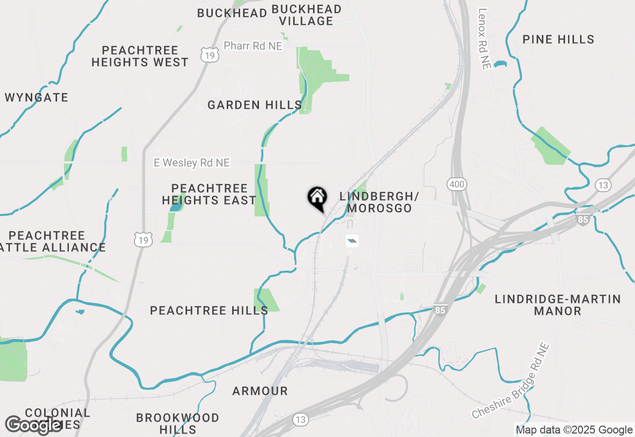 Map of 2575 Sharondale Drive Ne, Atlanta, GA 30305