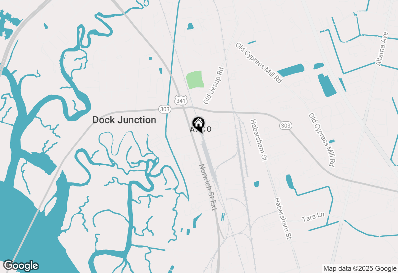 Map of 100-152 Old Jesup Road, Brunswick, GA 31520