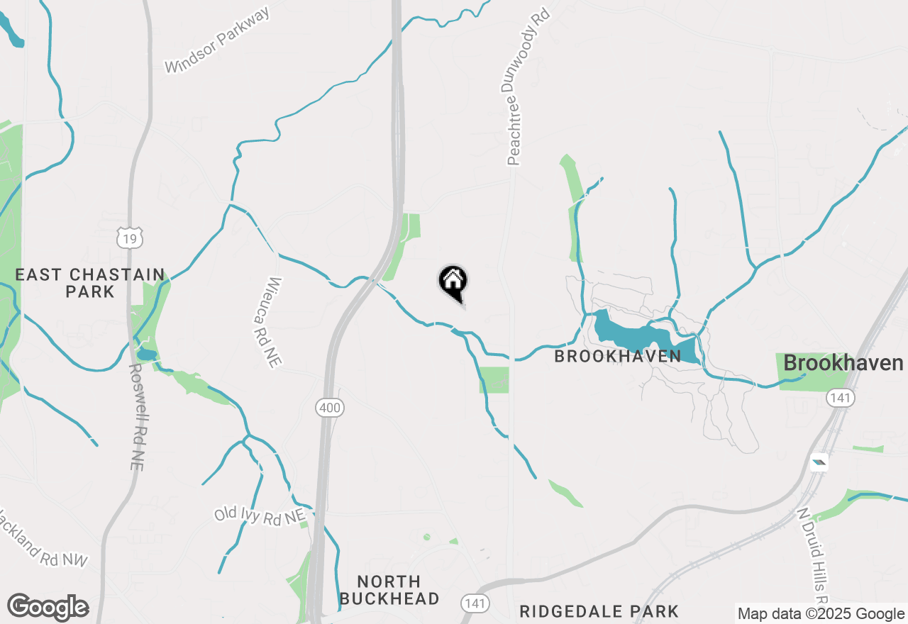 Map of 4132 Carmain Drive Ne, Atlanta, GA 30342