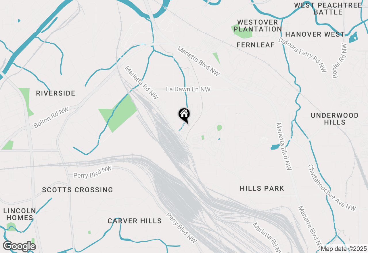 Map of 1918 Kings Cross Nw, Atlanta, GA 30318