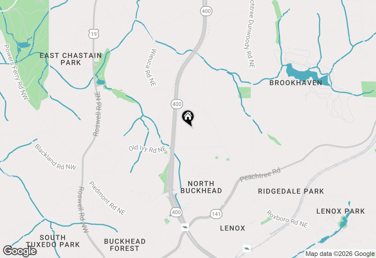 Map of 3799 N Stratford Road, Atlanta, GA 30342