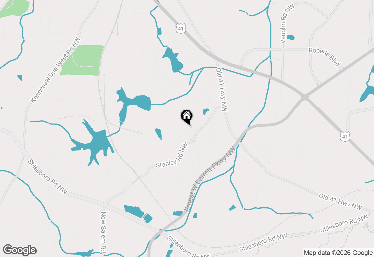 Map of 1705 Cosette Lane, Kennesaw, GA 30152