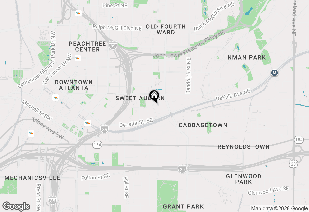 Map of 415 Gartrell Street Se #1, Atlanta, GA 30312