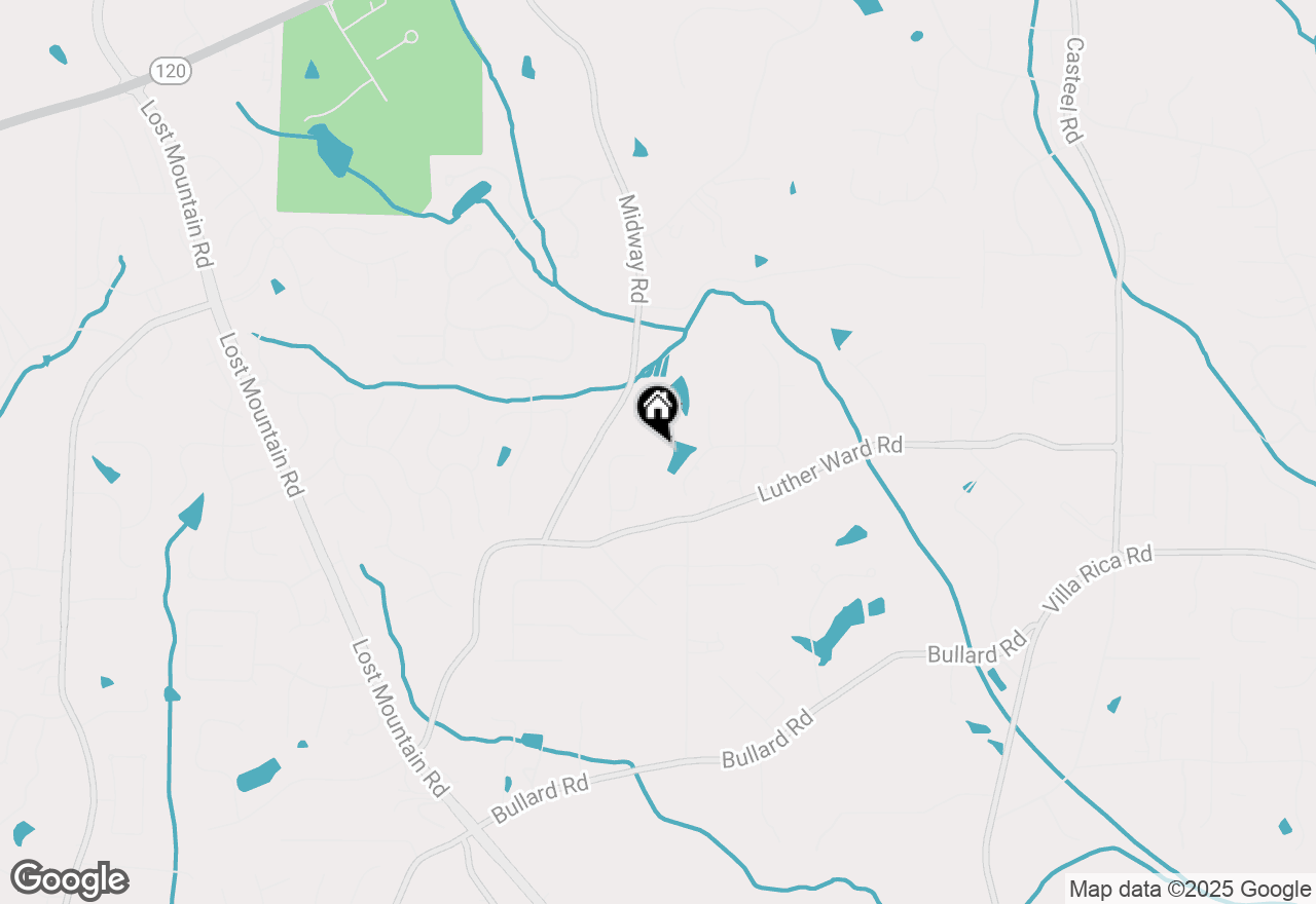 Map of 1072 Sweet Mia Lane, Powder Springs, GA 30127
