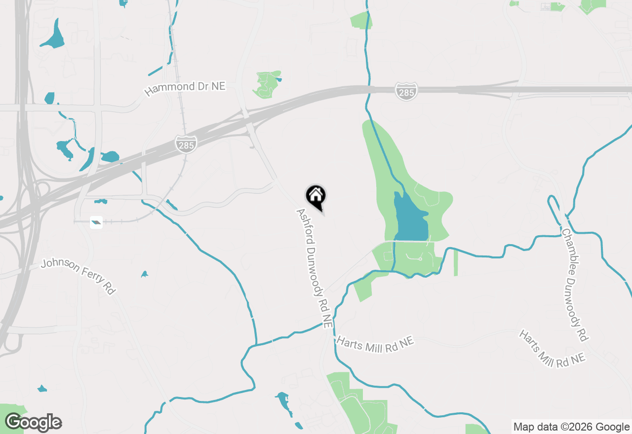 Map of 1372 Oconee Pass Ne, Brookhaven, GA 30319