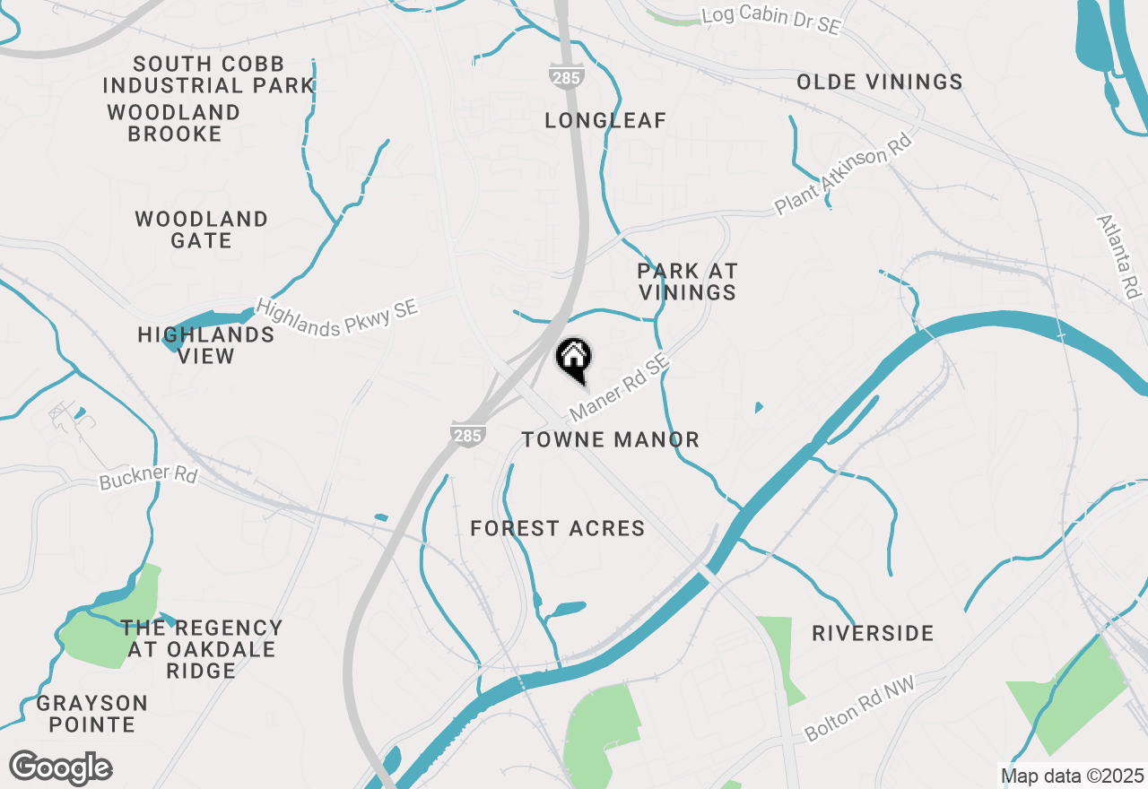 Map of 5282 Kershaw Court #1, Atlanta, GA 30339