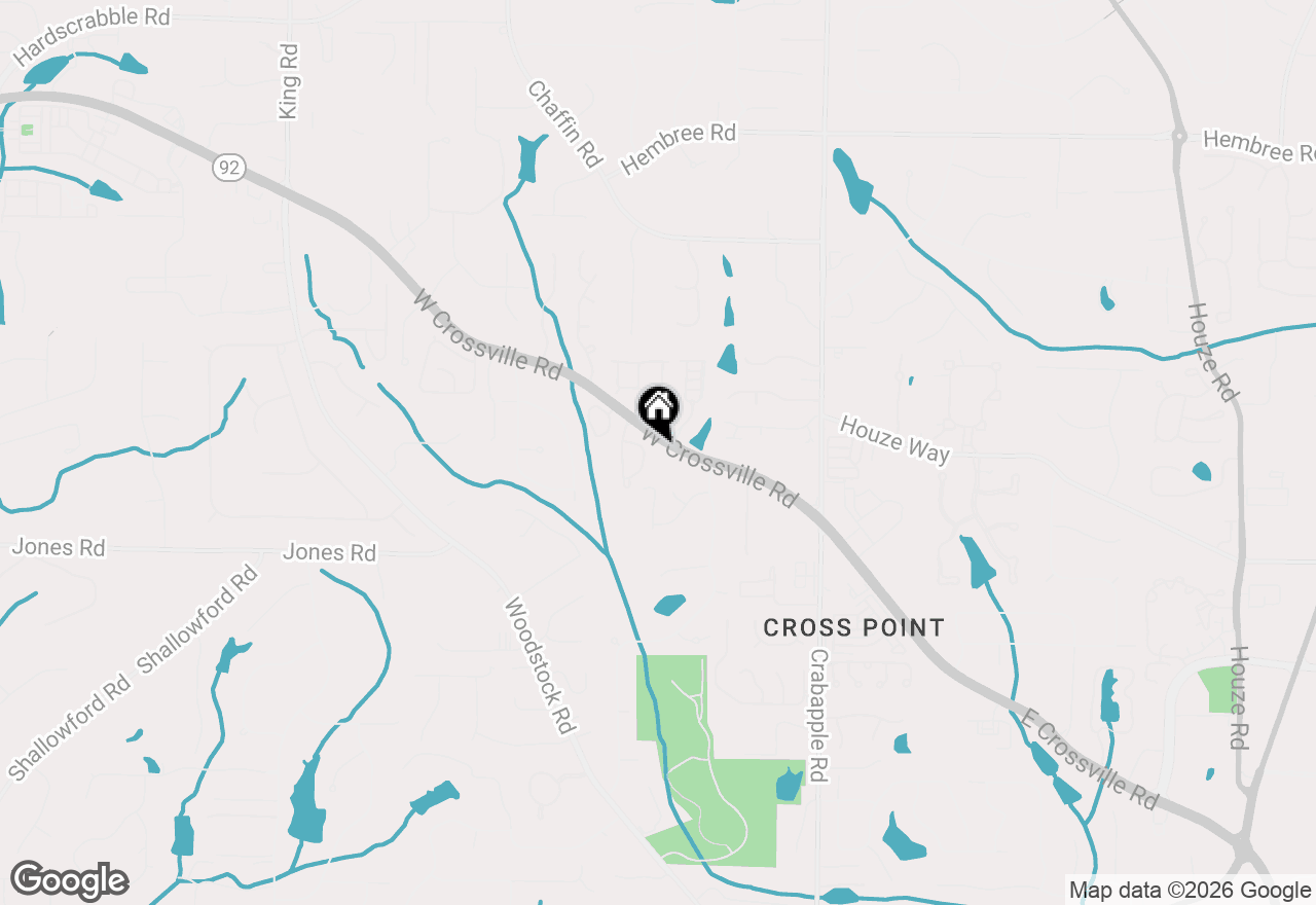 Map of 210 W Crossville Road, Roswell, GA 30075