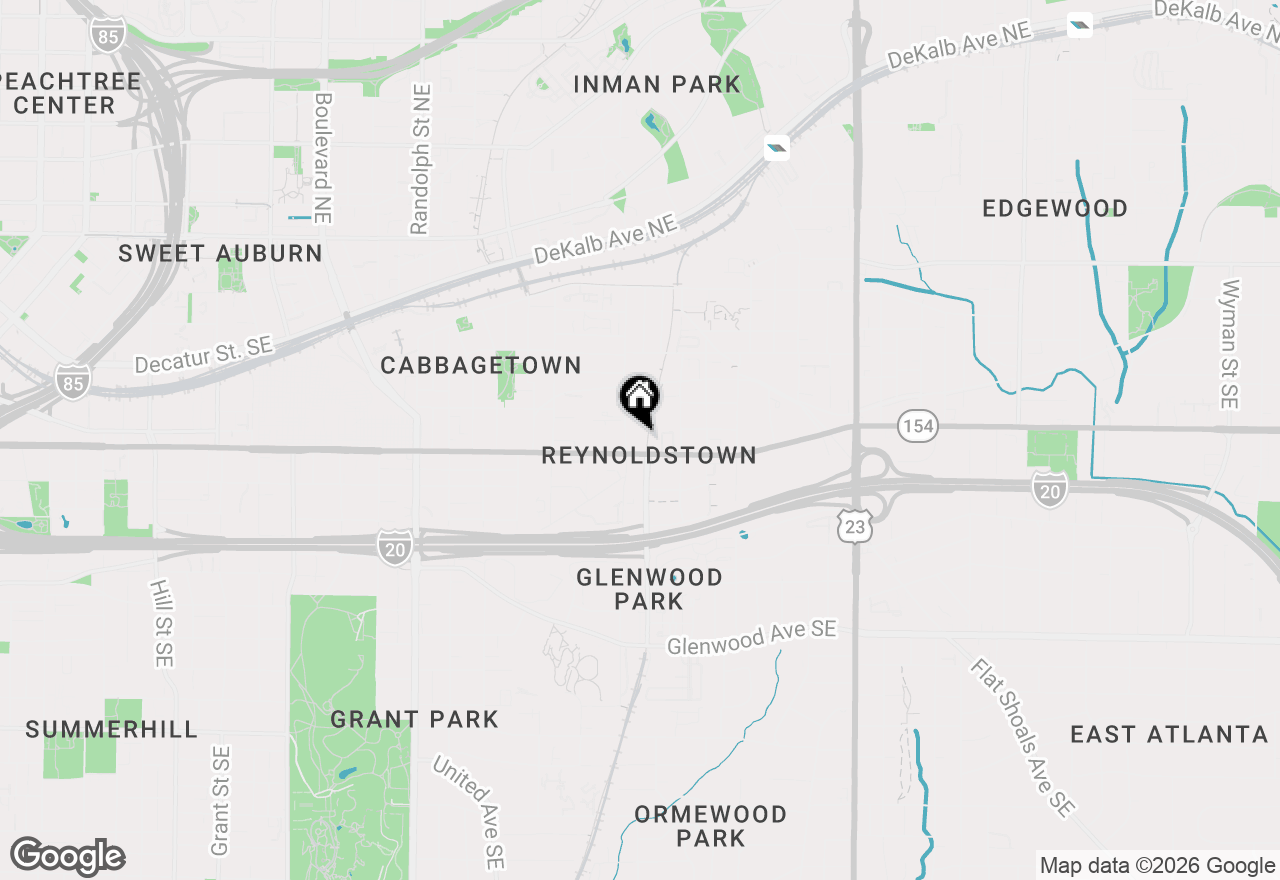 Map of 890 Memorial Drive Se #204, Atlanta, GA 30316