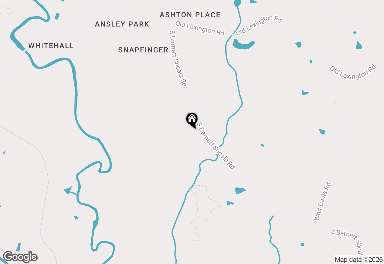 Map of 125 Wren Court, Athens, GA 30605