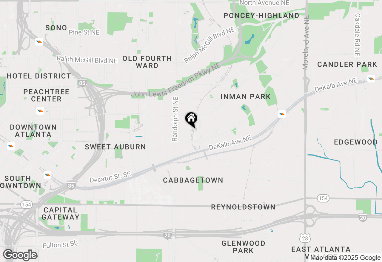 Map of 661 Auburn Avenue Ne #16, Atlanta, GA 30312