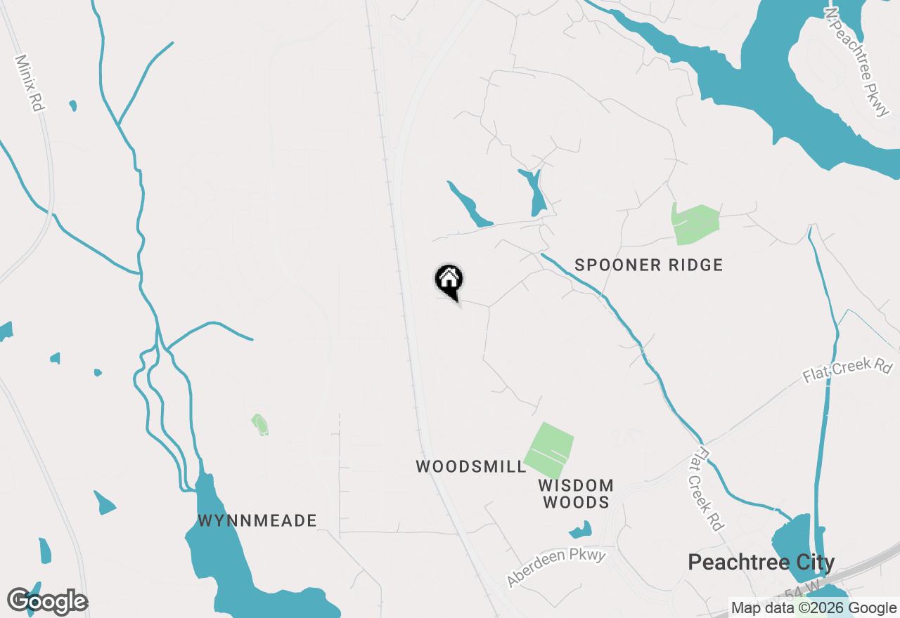 Map of 407 Walnut Grove Road, Peachtree City, GA 30269