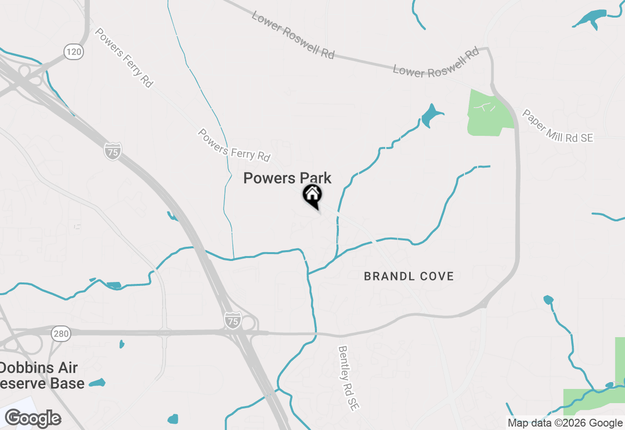 Map of 2192 Palmyra Drive Se, Marietta, GA 30062