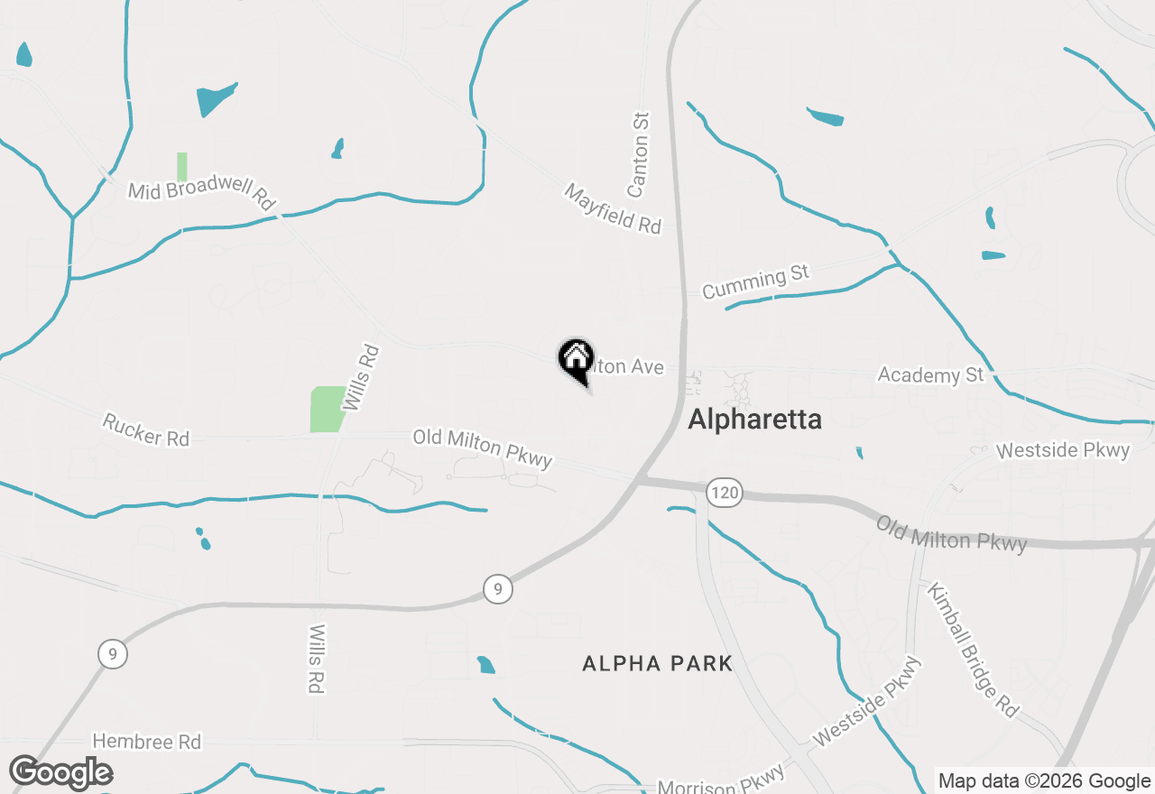 Map of 12035 Orchid Lane, Alpharetta, GA 30009