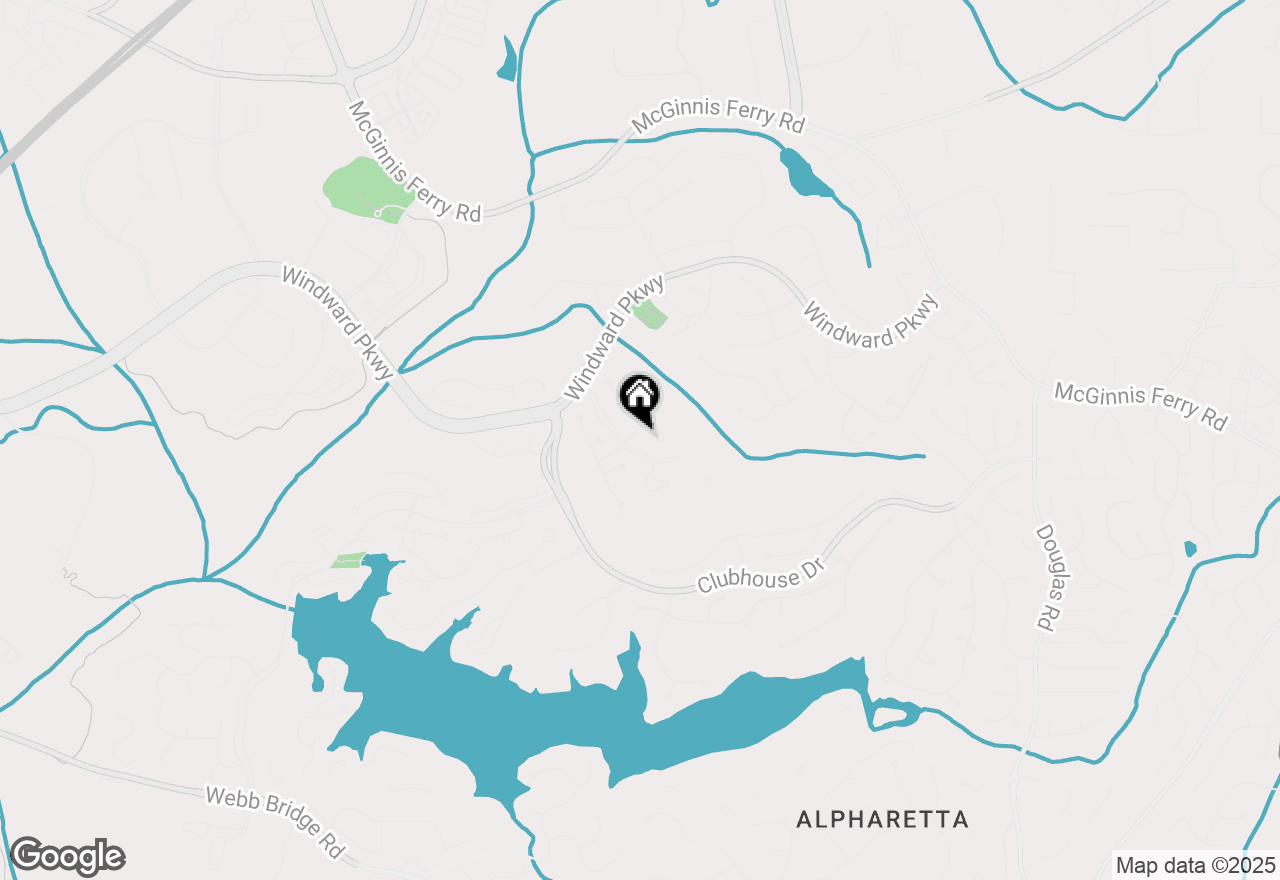 Map of 85 Club Court, Alpharetta, GA 30005