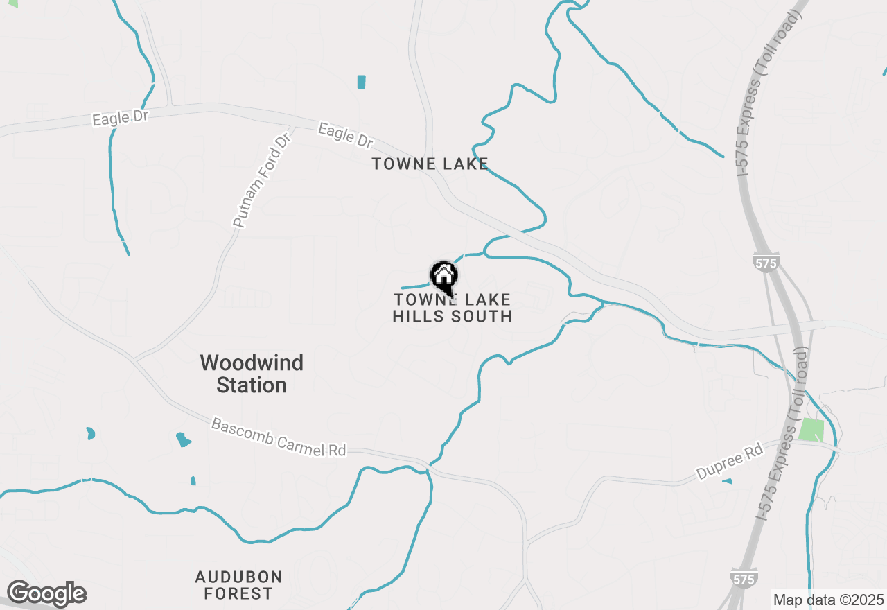 Map of 2018 Township Drive, Woodstock, GA 30189