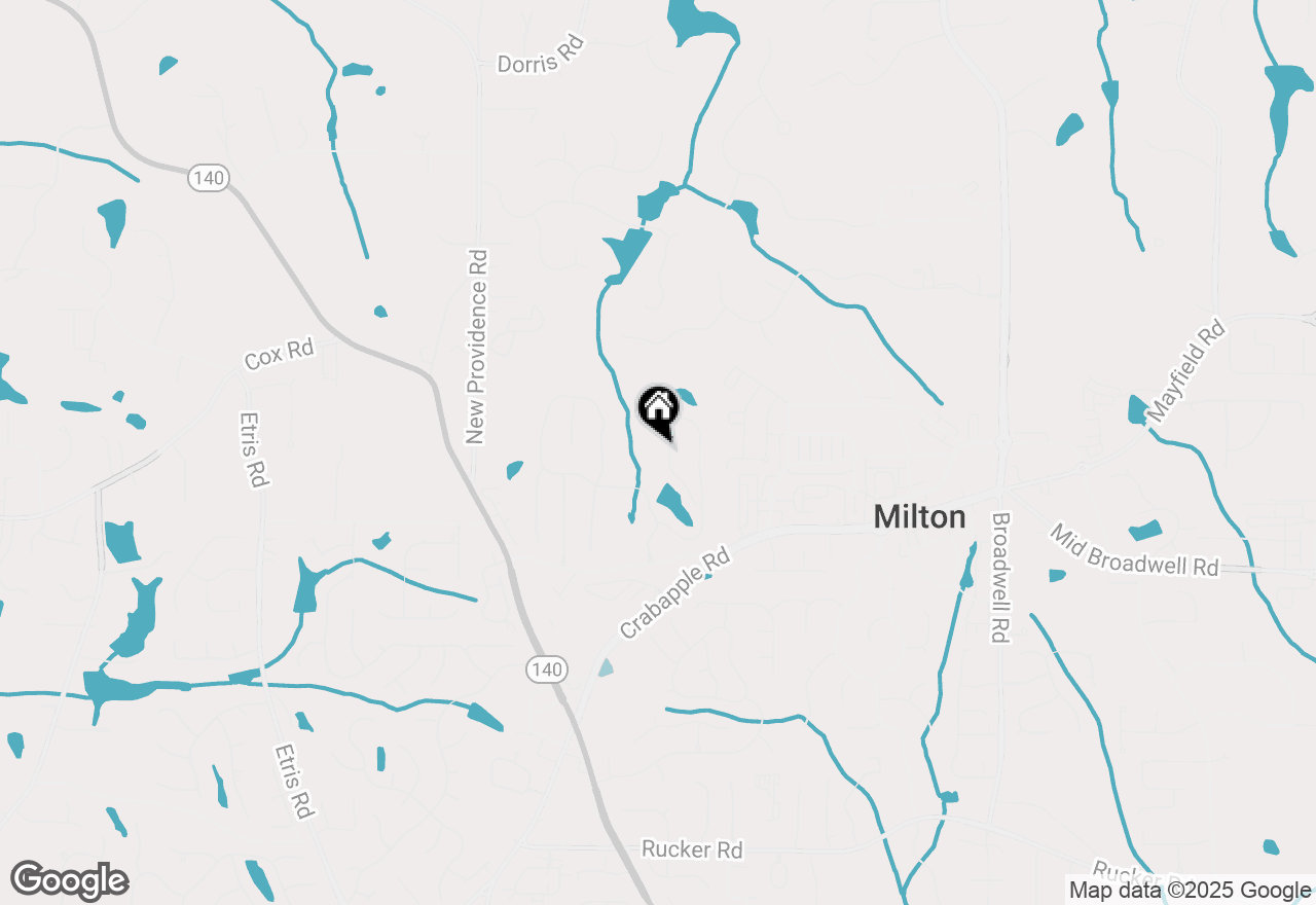 Map of 13015 Morningpark Circle, Milton, GA 30004