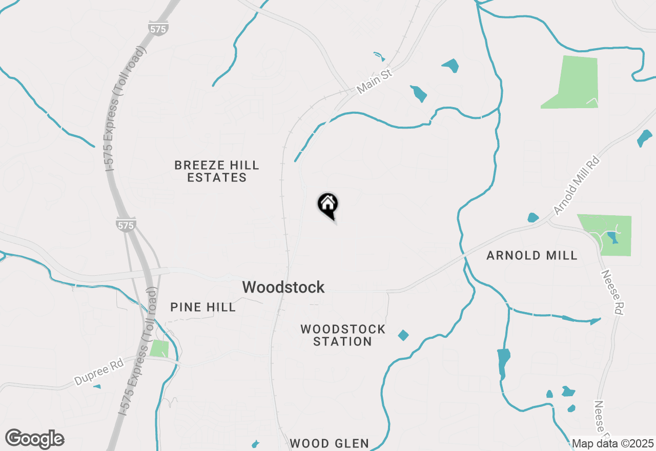 Map of 114 Linton Street, Woodstock, GA 30188