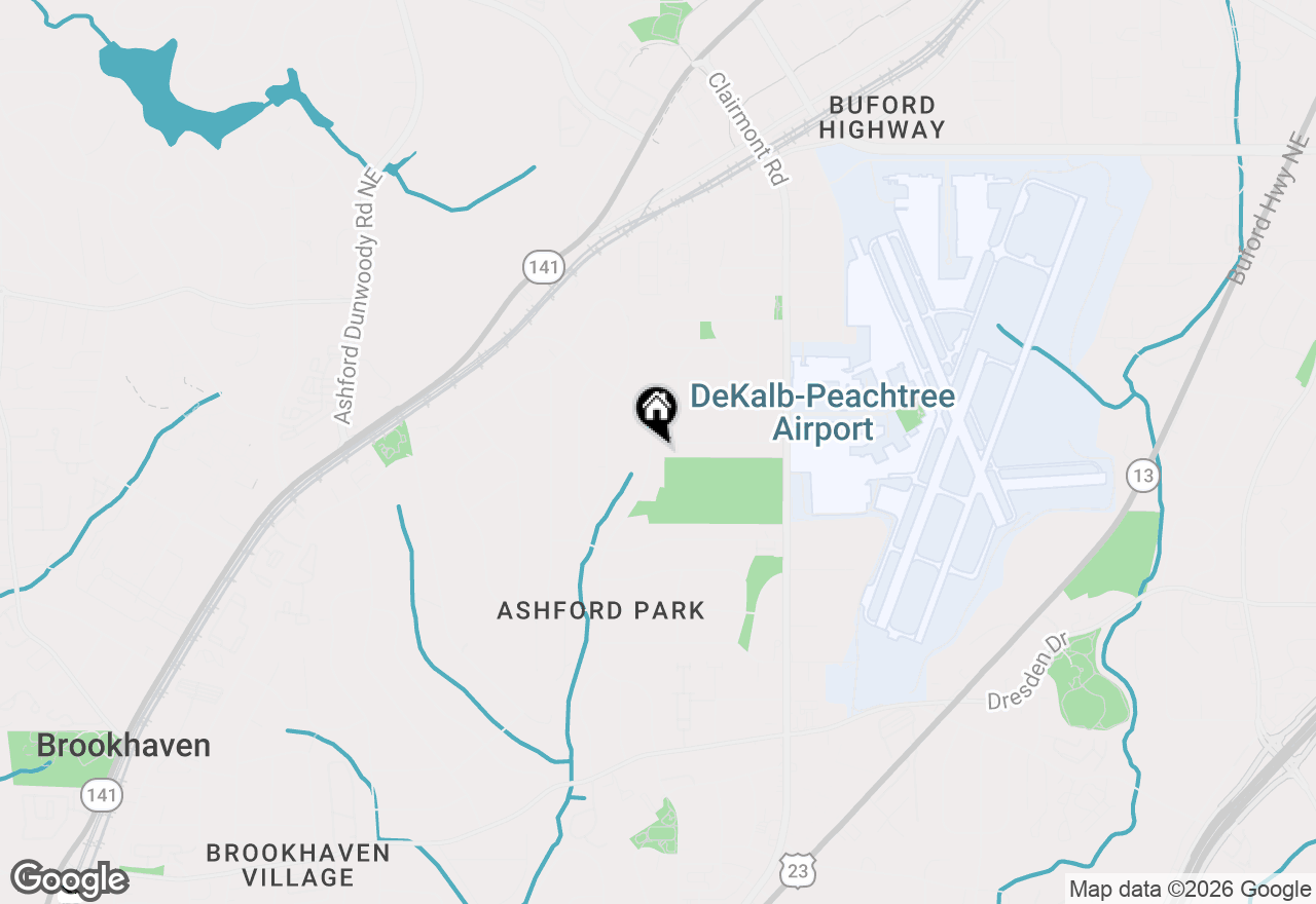 Map of 3013 Skyland Drive Ne, Atlanta, GA 30341