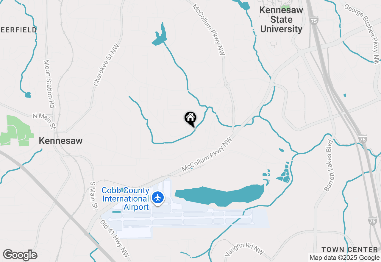 Map of 1980 Deco Drive, Kennesaw, GA 30144