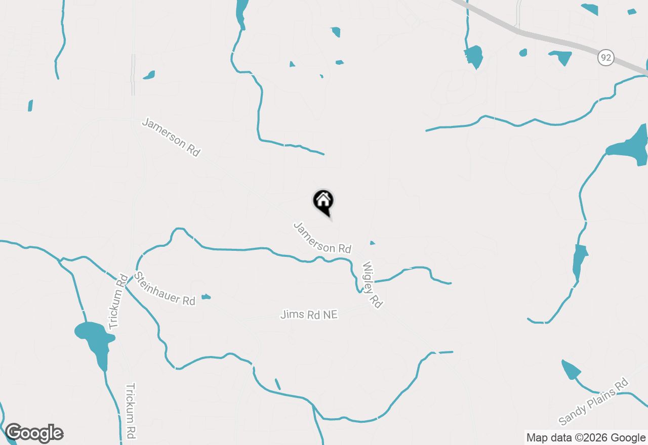 Map of 4692 Bluffside Court, Marietta, GA 30066