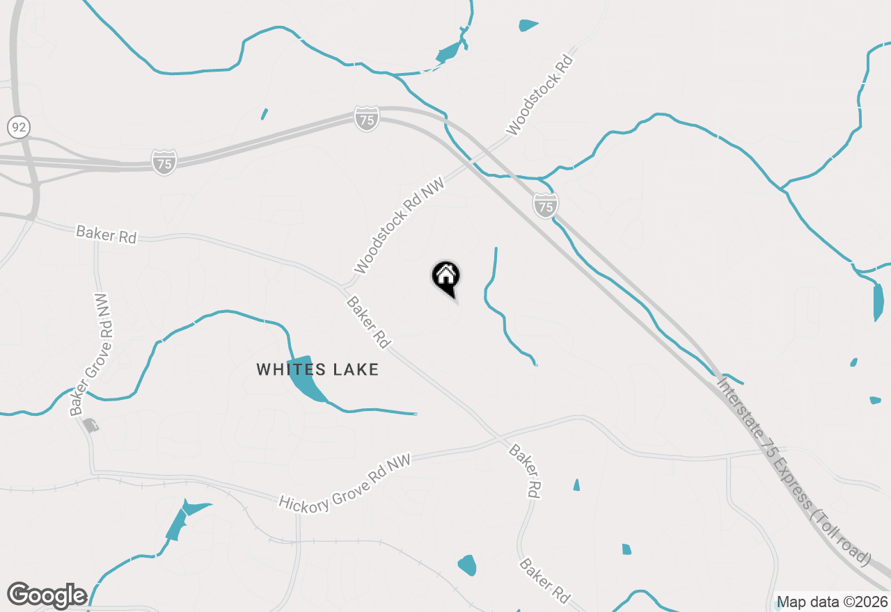 Map of 4900 Balsa Point #176, Acworth, GA 30101