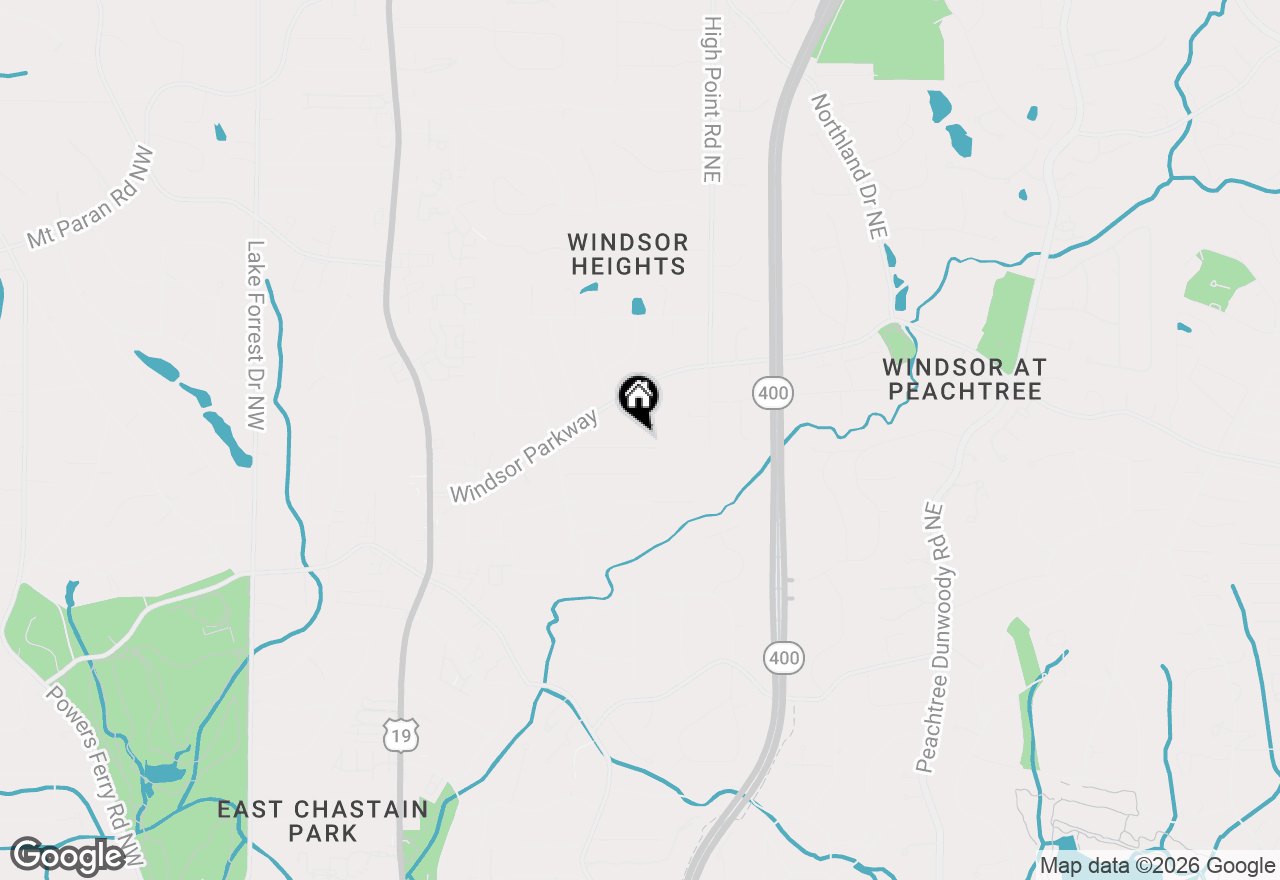 Map of 500 Carolwood Lane, Atlanta, GA 30342