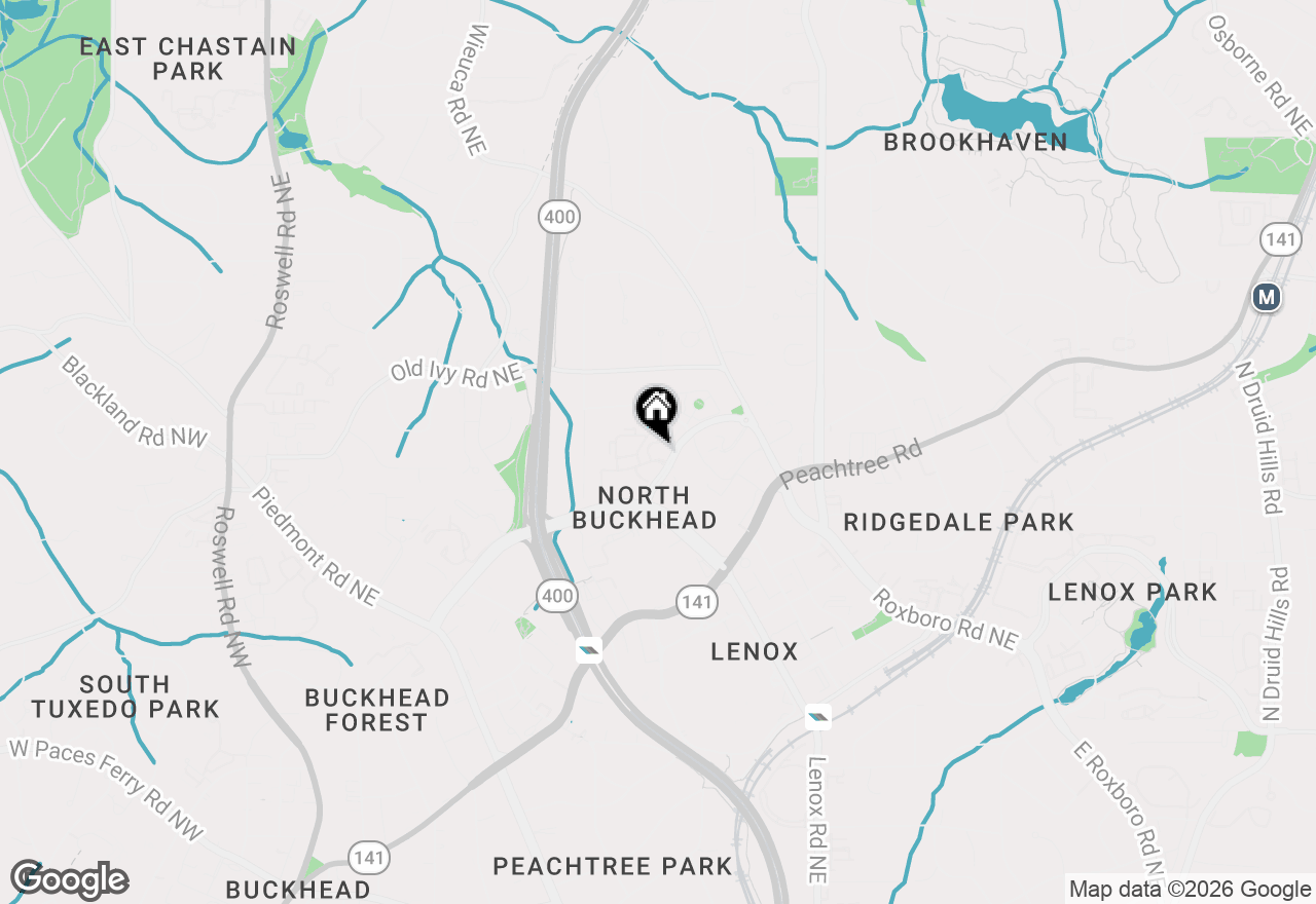 Map of 700 Park Regency Place Ne #1705, Atlanta, GA 30326