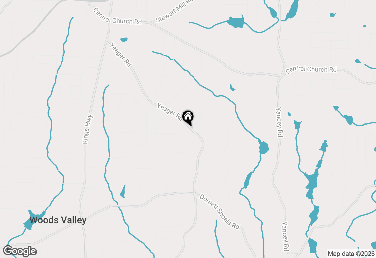 Map of 4195 Yeager Road, Douglasville, GA 30135