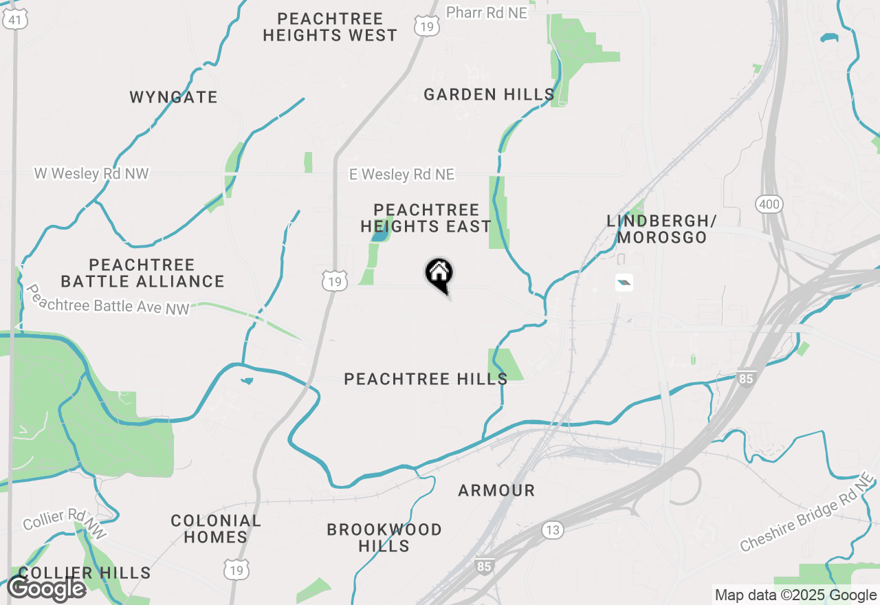 Map of 204 Springdale Drive Ne, Atlanta, GA 30305