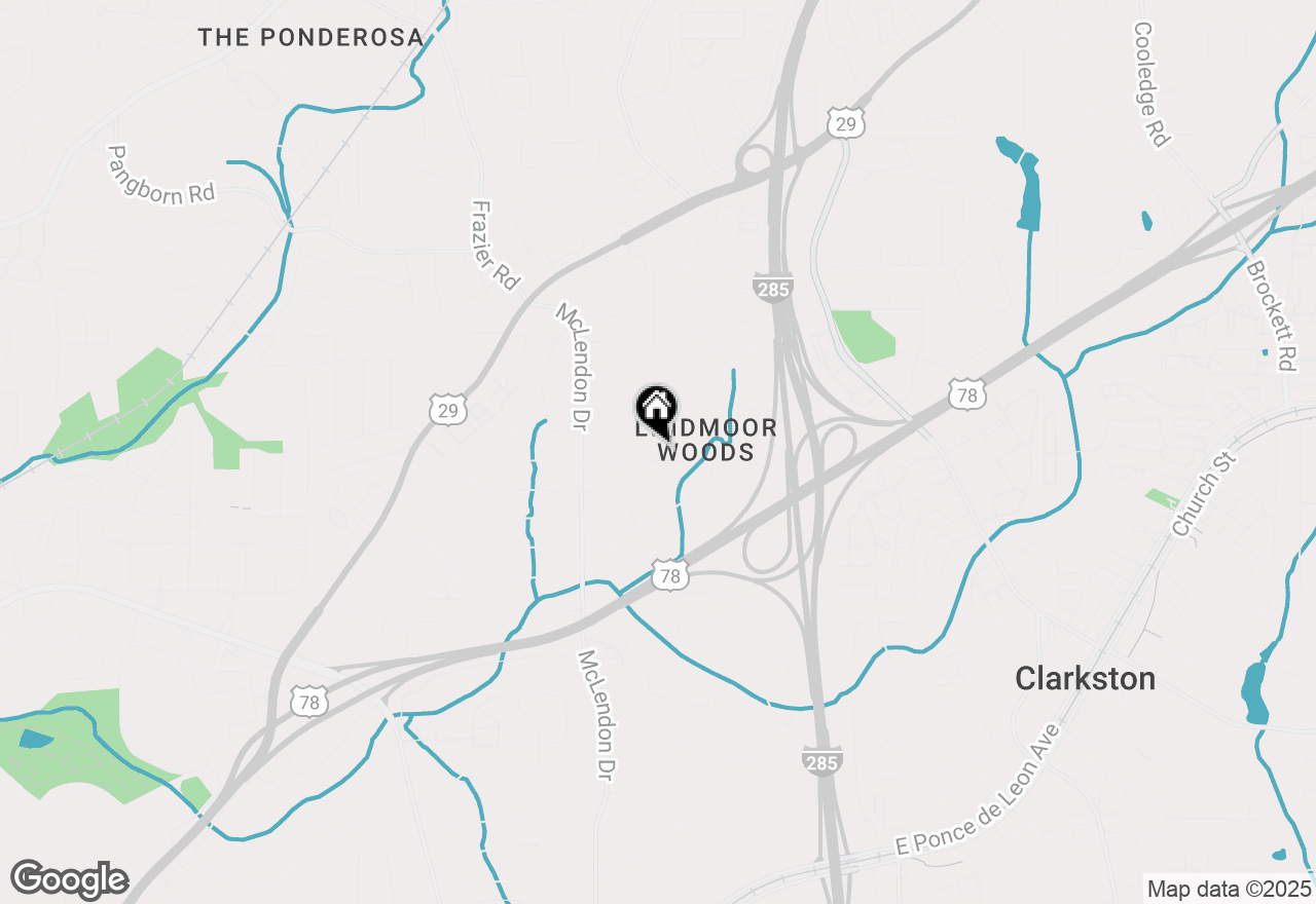 Map of 3214 Valaire Drive, Decatur, GA 30033