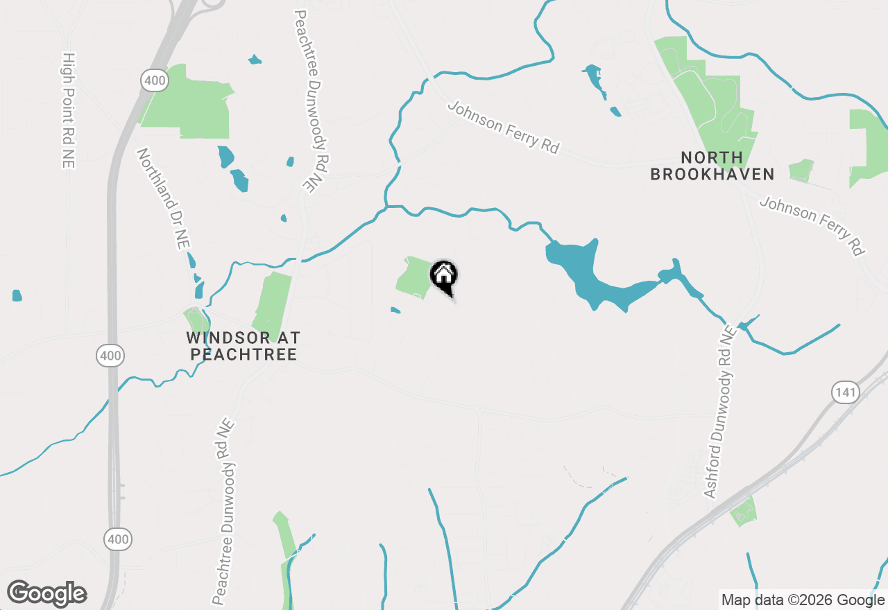 Map of 1090 Mendell Circle Ne, Atlanta, GA 30319