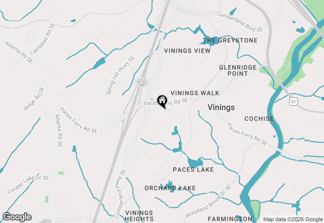 Map of 2775 Paces Lookout Lane Se, Atlanta, GA 30339