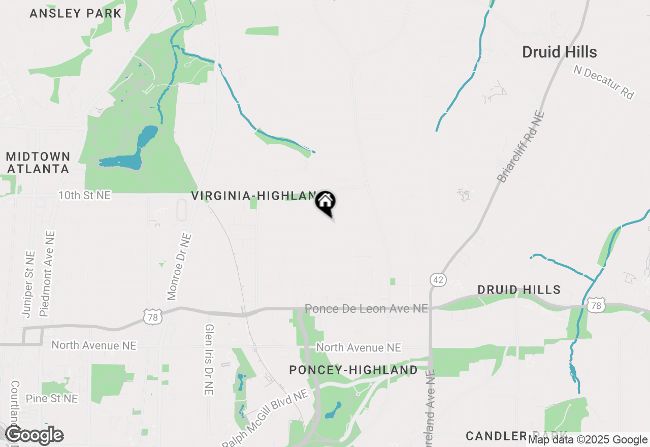 Map of 901 Adair Avenue Ne, Atlanta, GA 30306