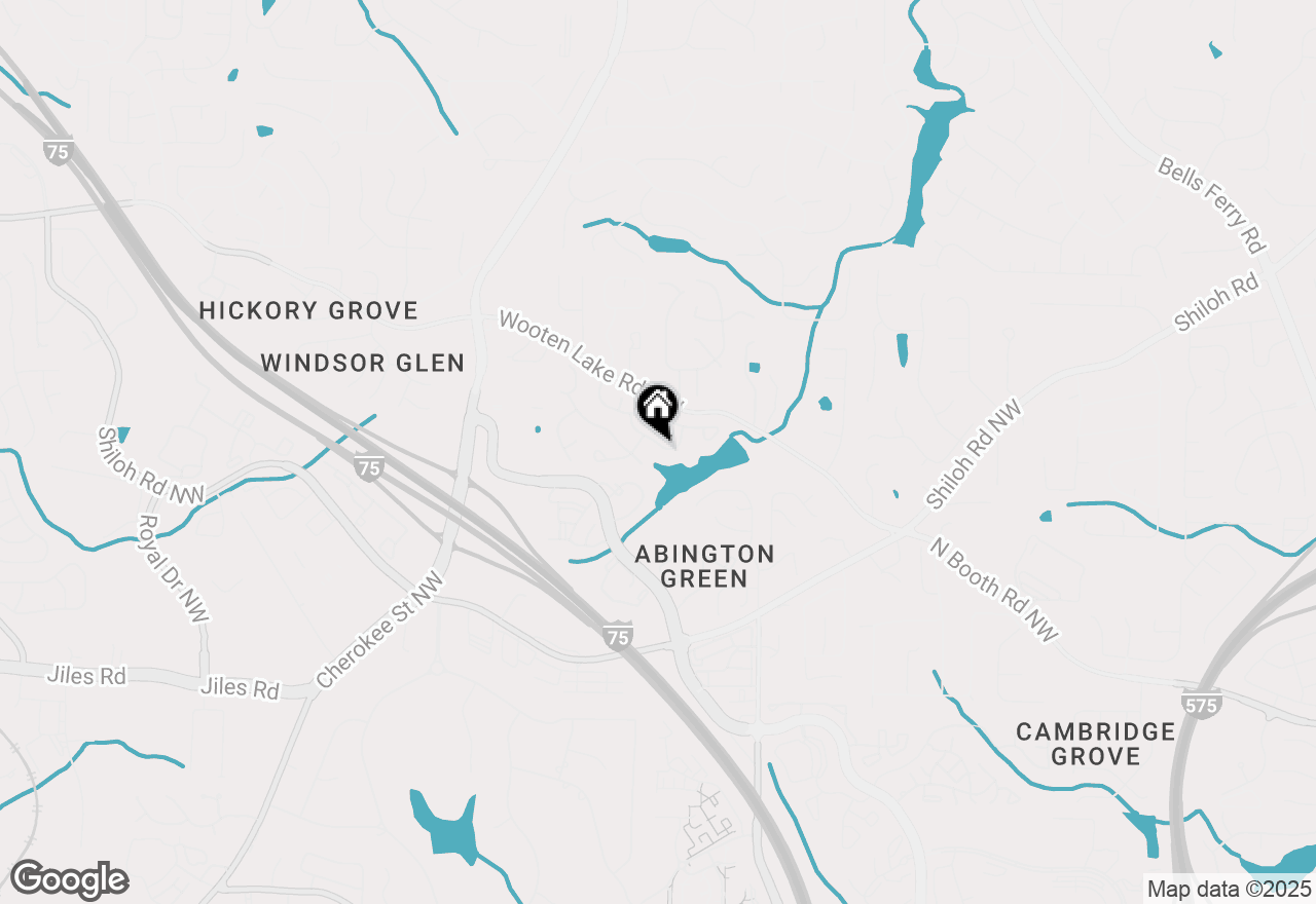 Map of 4272 Glenlake Drive Nw, Kennesaw, GA 30144