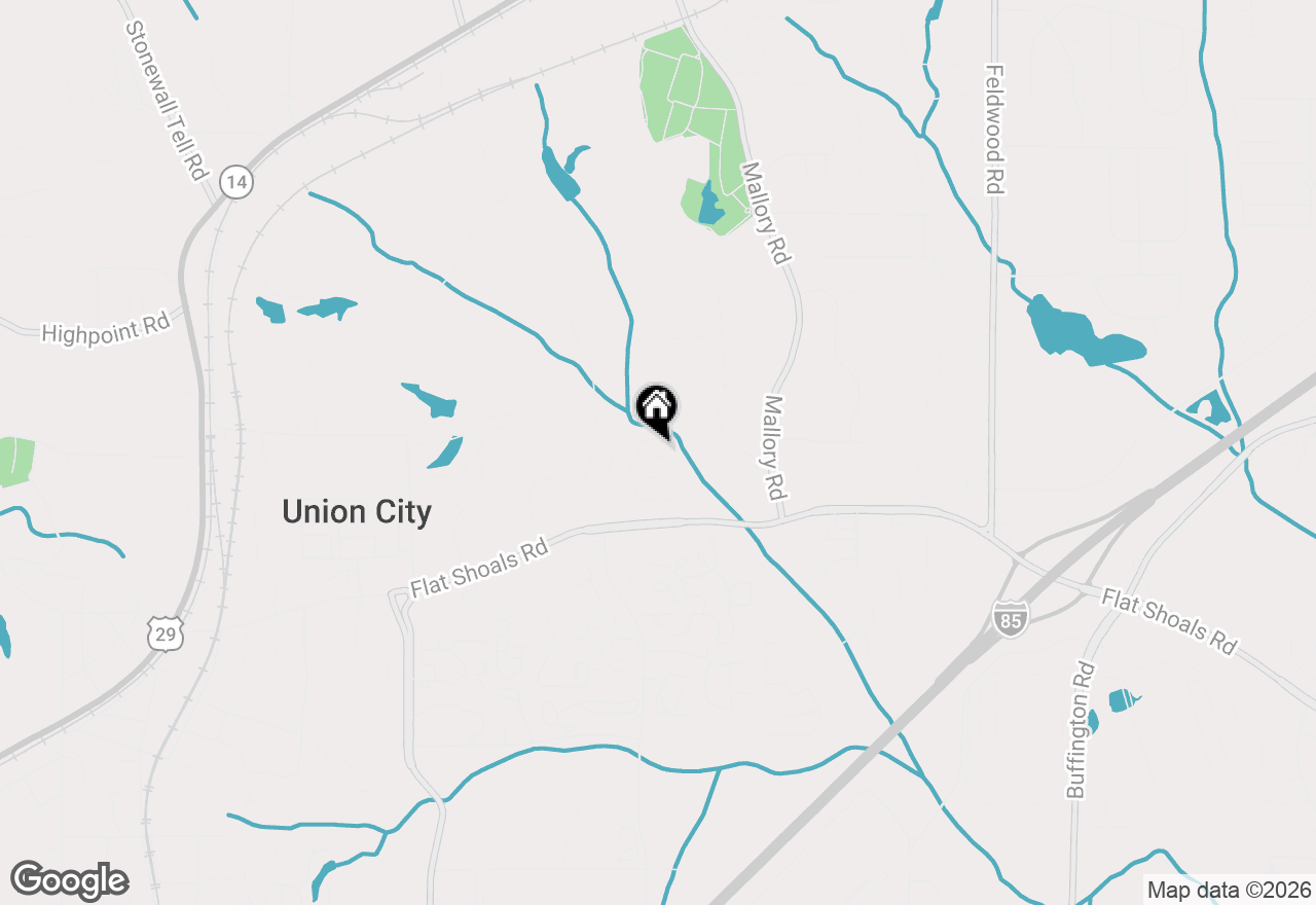 Map of 4333 Shaffer Court, Union City, GA 30291