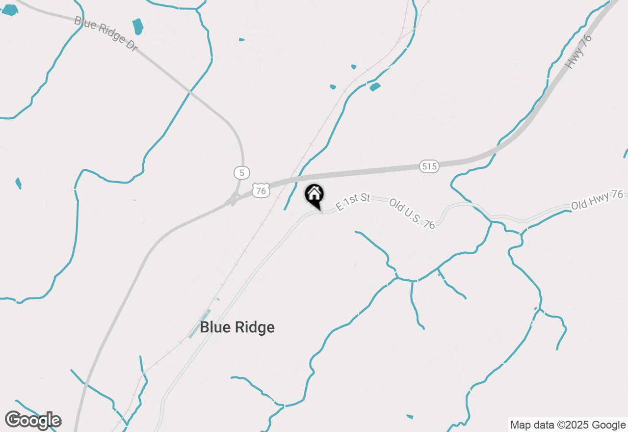 Map of .38AC E Second Street, Blue Ridge, GA 30513
