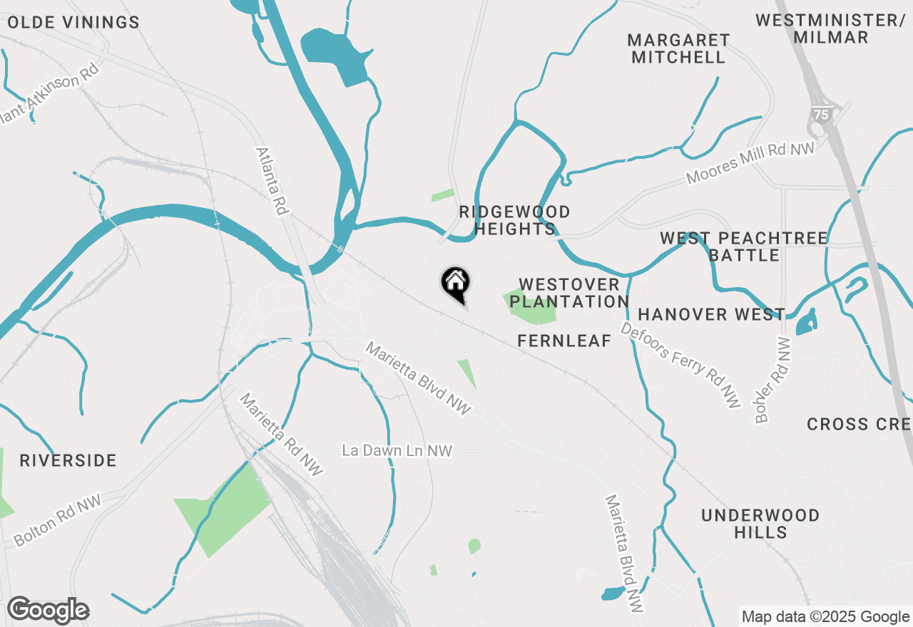 Map of 1920 Moores Mill Road Nw, Atlanta, GA 30318