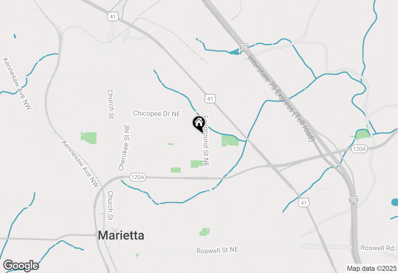 Map of 482 Freyer Drive Ne, Marietta, GA 30060