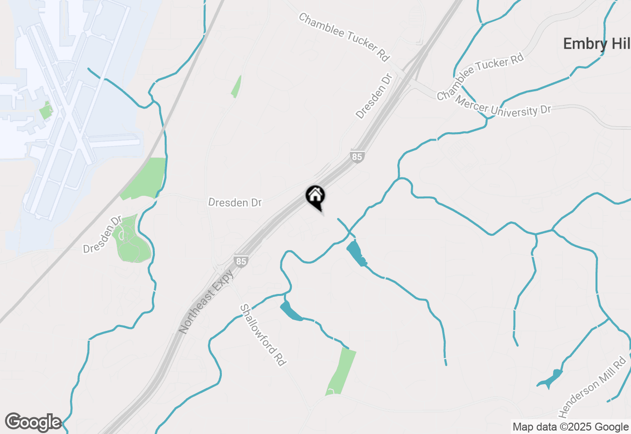 Map of 3103 Colonial Way #A, Chamblee, GA 30341